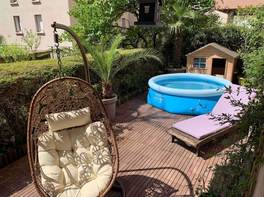 Gare La Part Dieu, Avec Terrasse, Jardin Et Parking リヨン エクステリア 写真